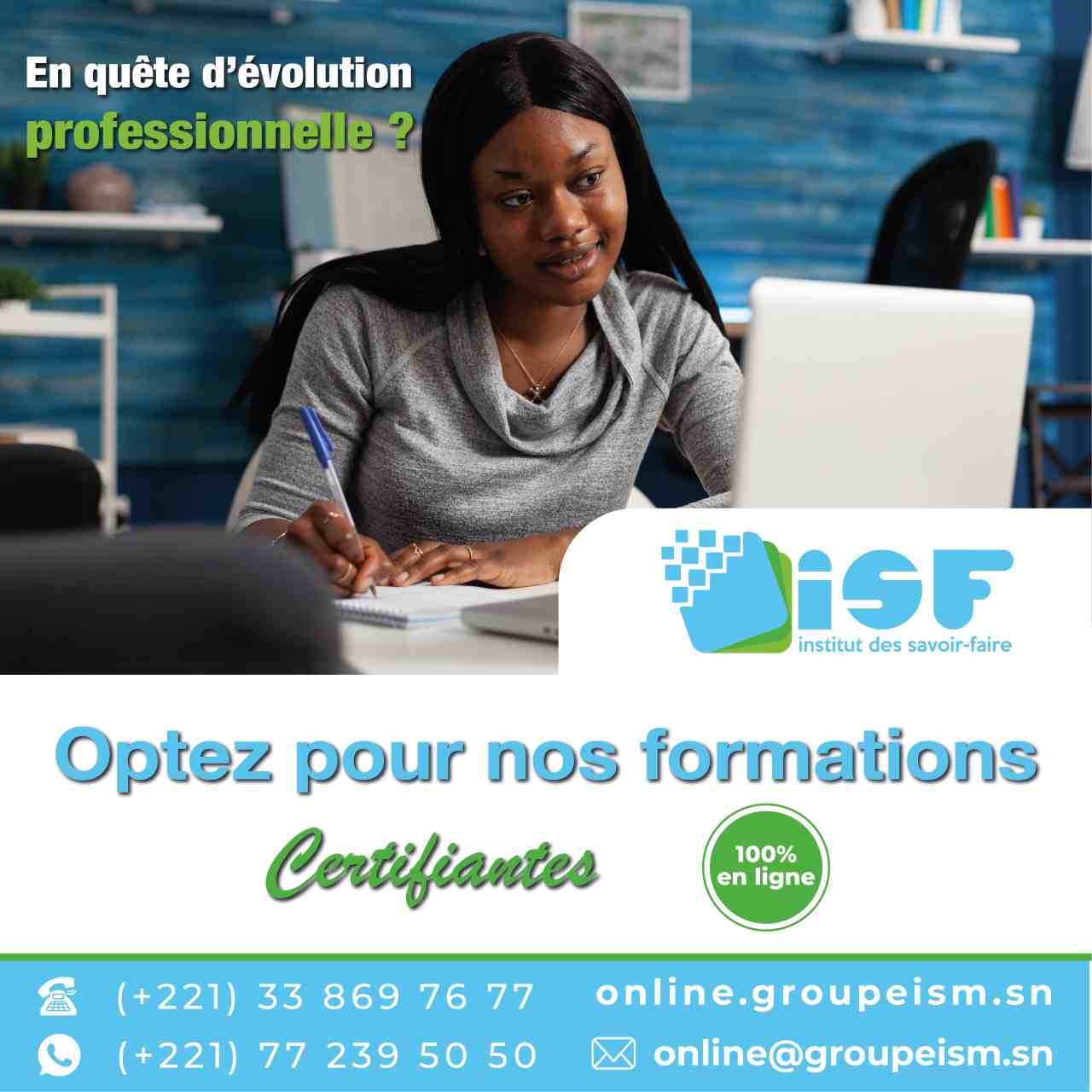 ISM Online & ISF - Ecoles en ligne de formations à distance